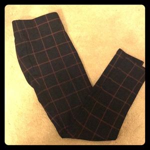 LOFT windowpane Leggings